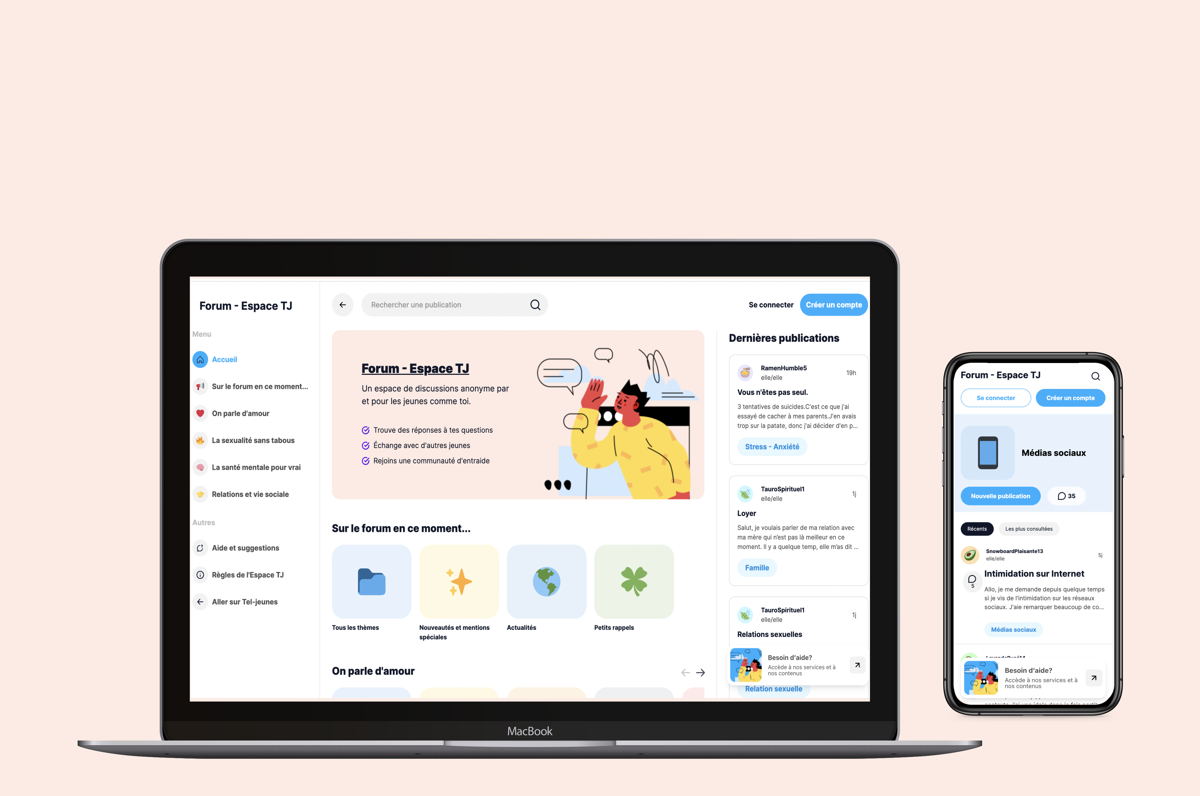 Forums d'aide Tel-jeunes